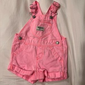 Short overalls for baby